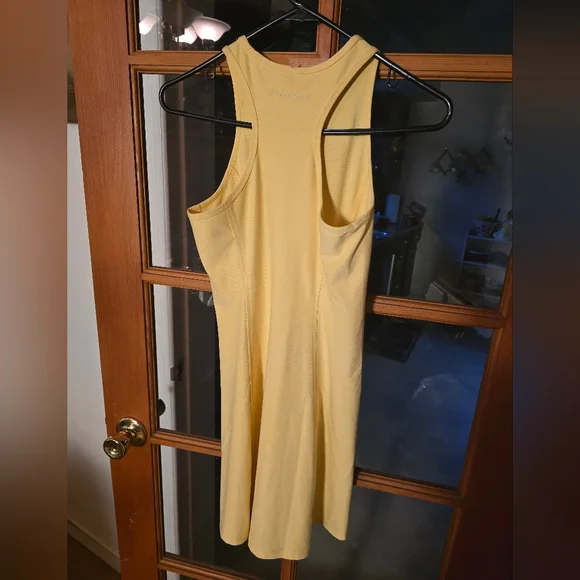 Outdoor Voices Athena Yellow Sleeveless Dress Small - Picture 5 of 5